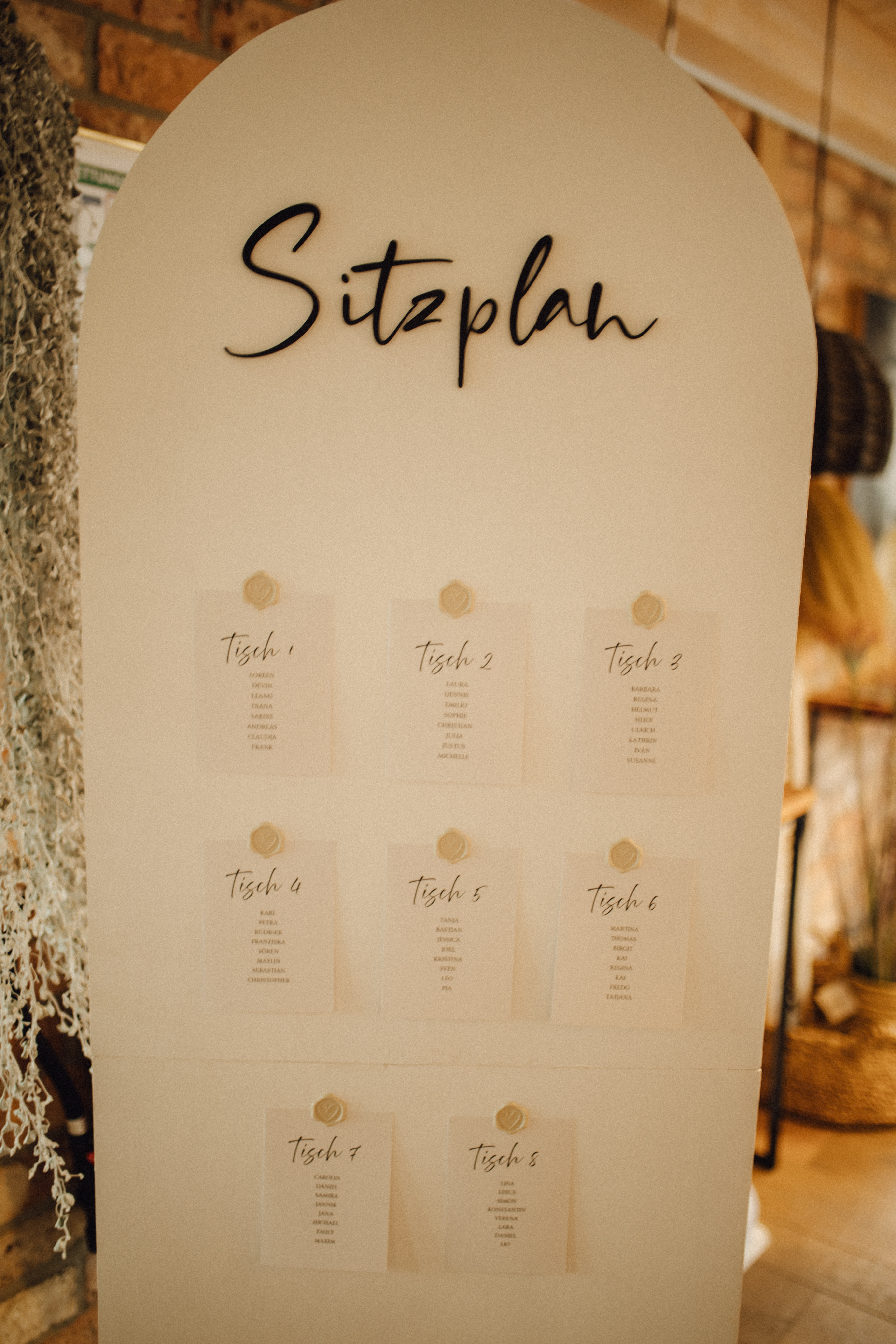 Sitzplan "Classic"