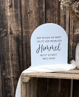 Schild "Erinnerungen"