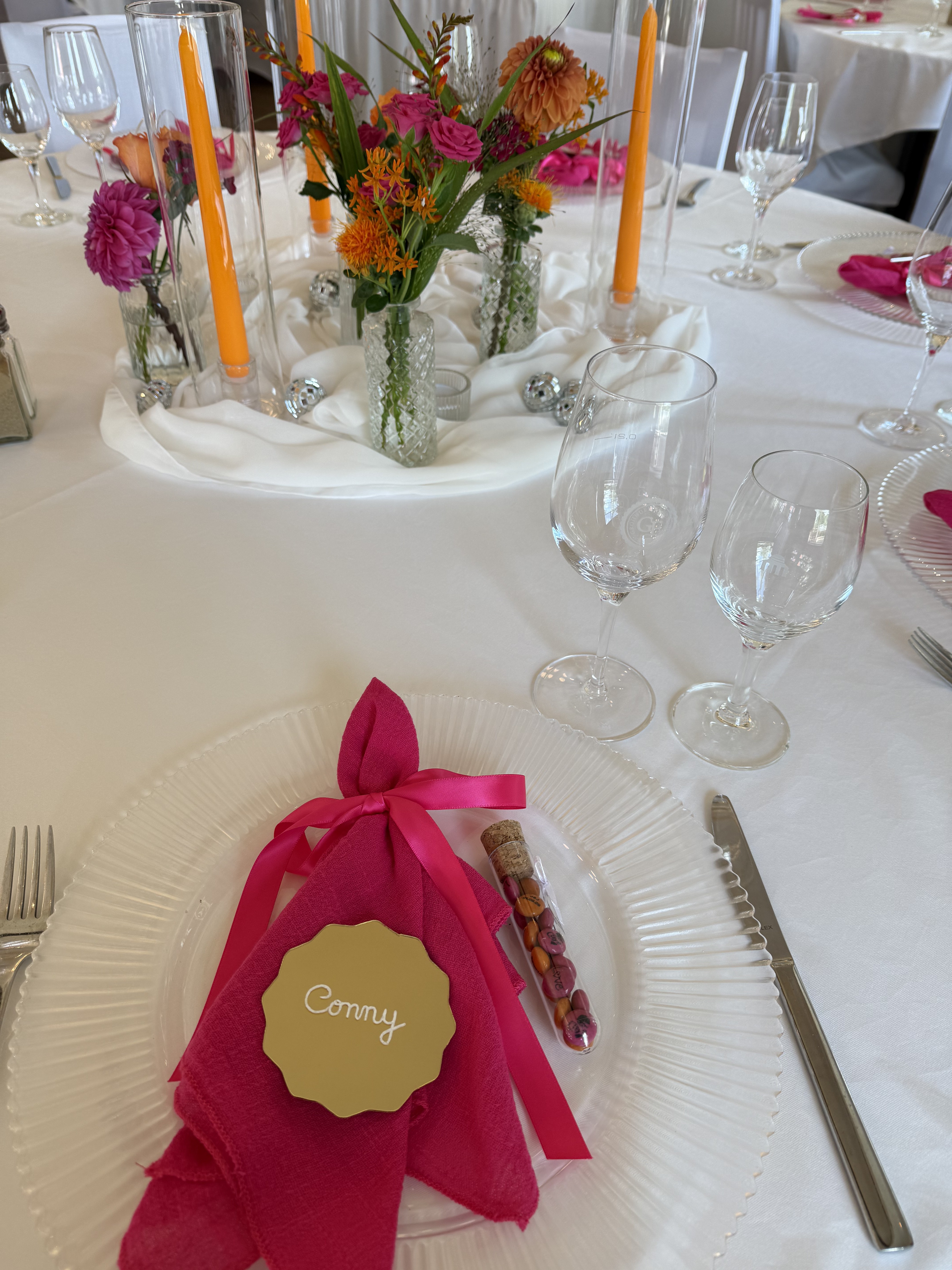 Serviette "pink"
