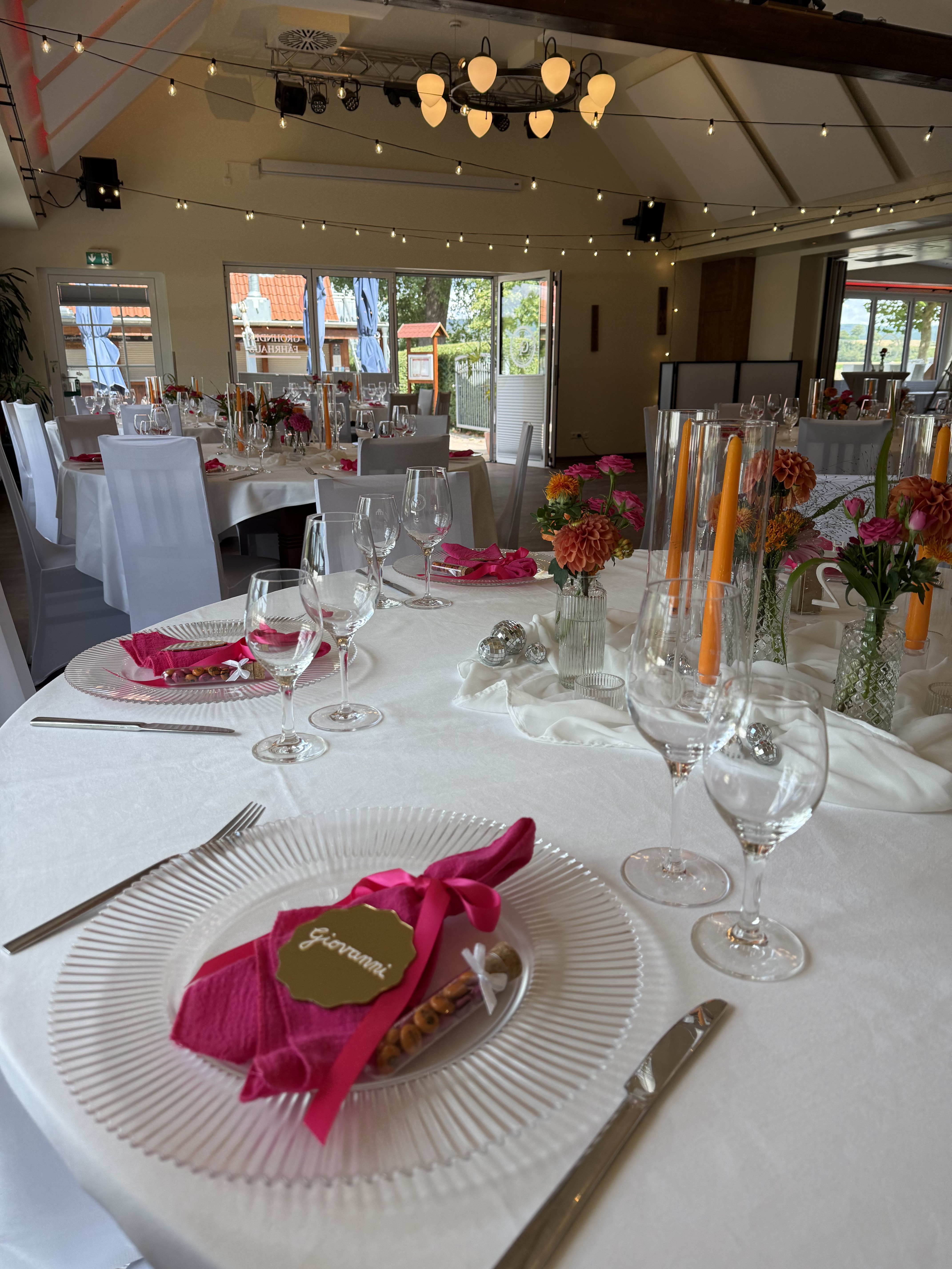 Serviette "pink"