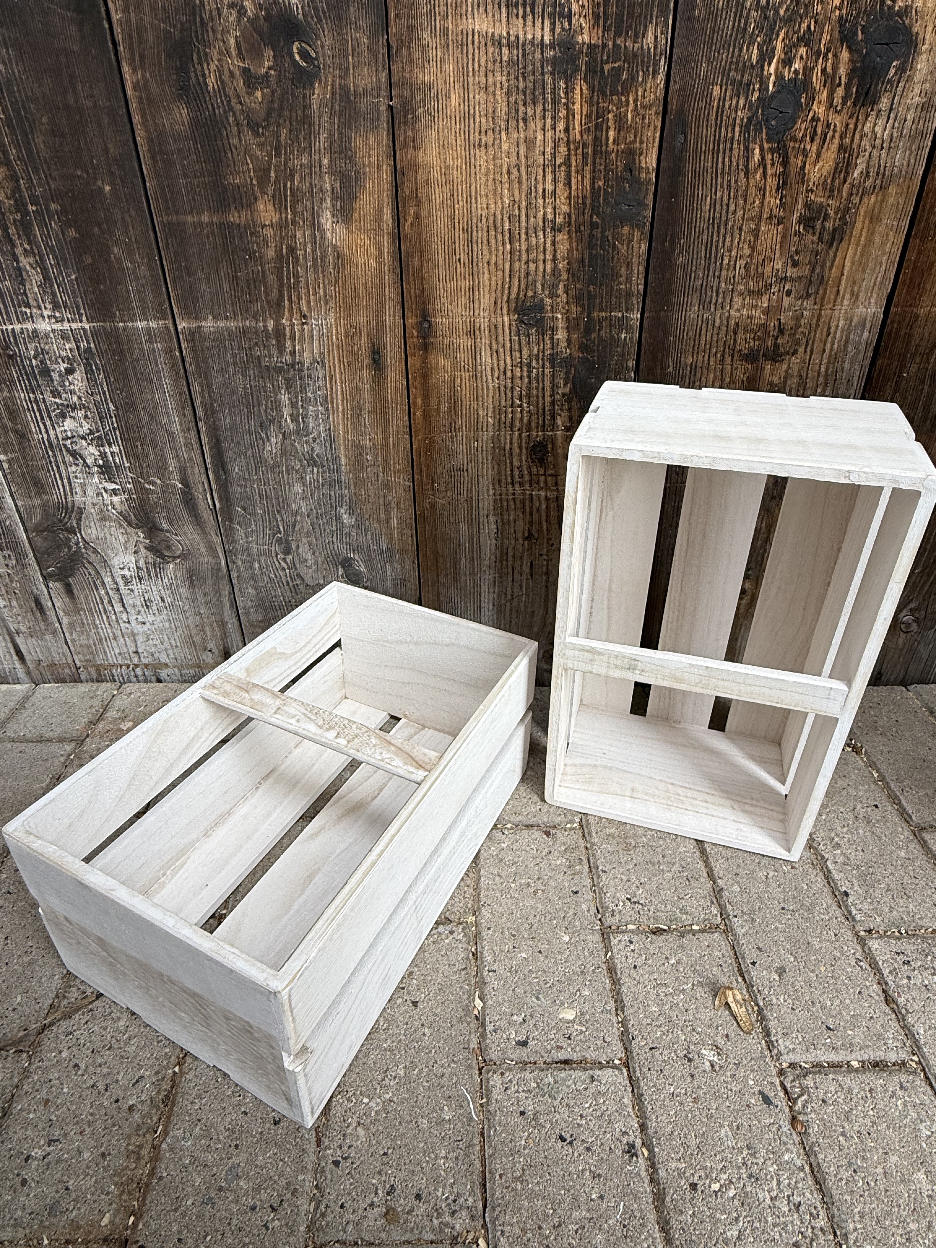 Holzkörbchen  für die Trauung – für Fächer, Sonnenschirme & mehr
