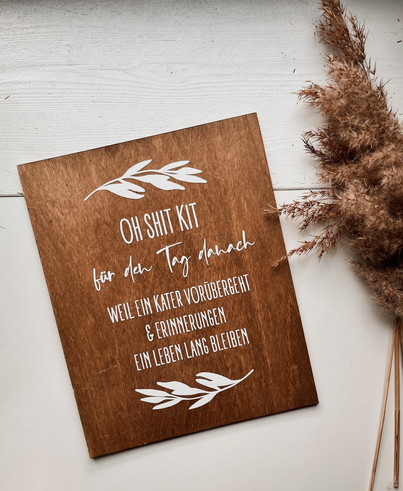 Schild „Oh-Shit-Kit“