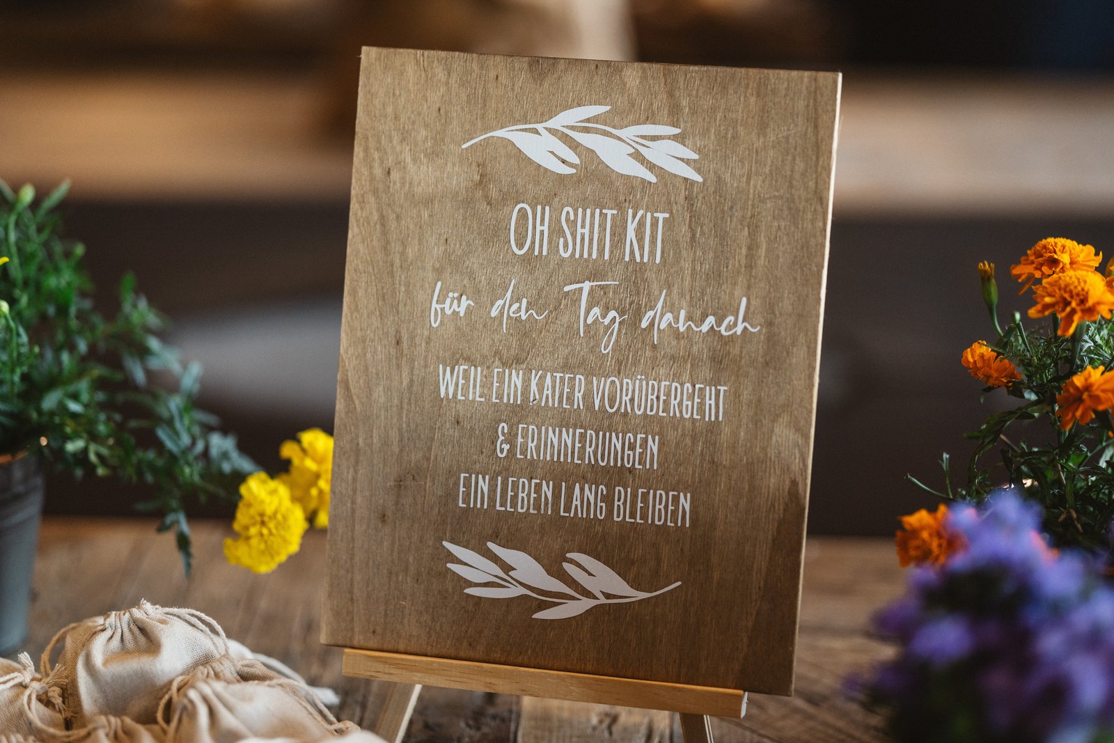 Schild „Oh-Shit-Kit“